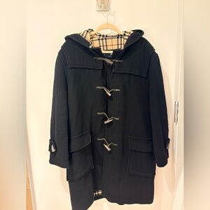 Vintage Burberry Wool Duffle Coat